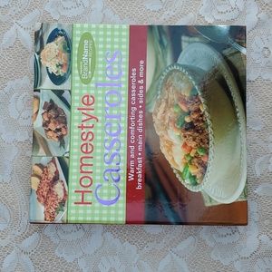 Homestyle Casseroles recipe book Brand Names Spiral bound great condition